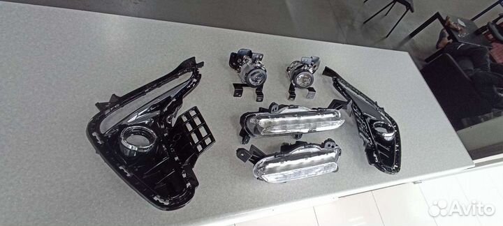 Kia Rio 4 противотуманные фары комплект led
