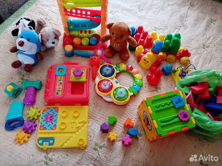 Большой пакет развивающих игрушек