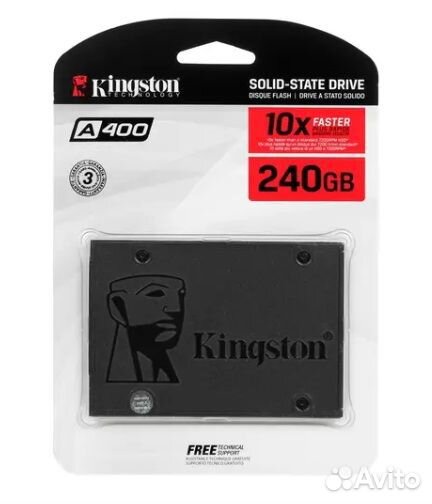 Накопитель Kingston A400 240 гб новый запечатан
