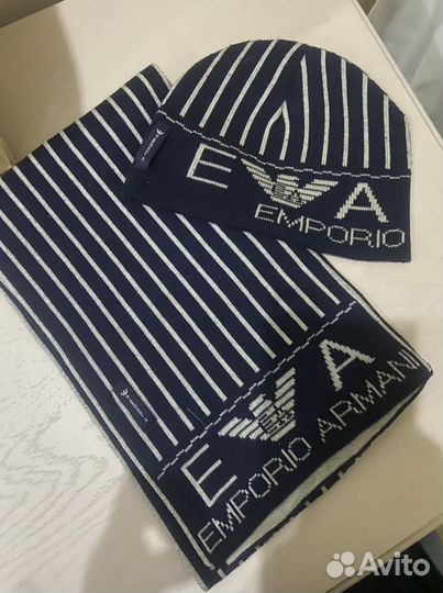 Шарф и шапка armani