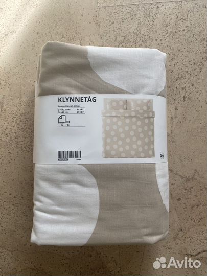 Постельное белье икея 220:240 klynnetag