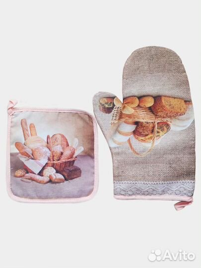 Набор рукавичка и прихватка