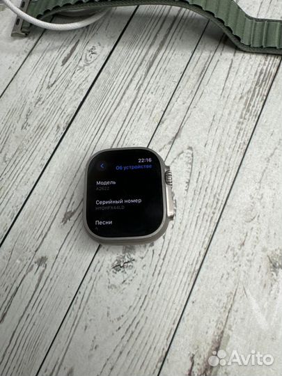 Apple Watch Ultra 100% Акб оригинал