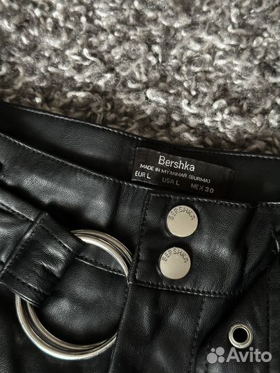 Шорты женские кожаные