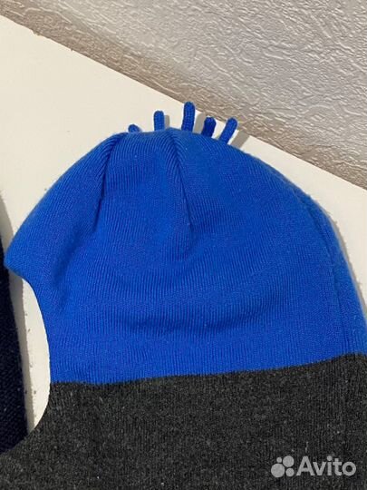 Шапка шлем для мальчика 46 48