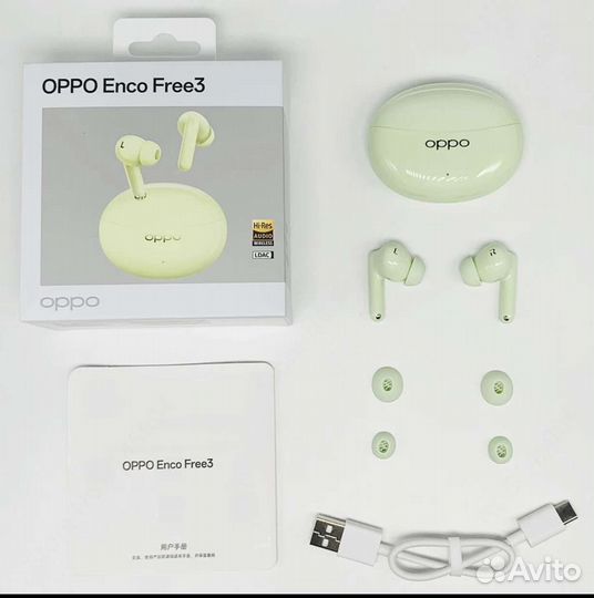 Наушники Oppo enco free 3