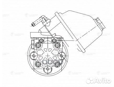 Насос гур для а/м Chevrolet Captiva(11) /Opel