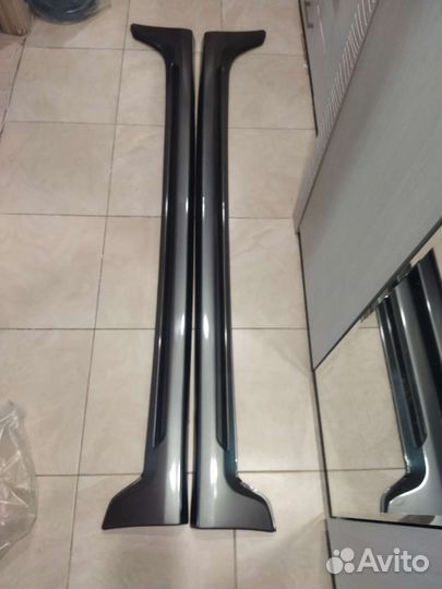 Накладки на пороги ваз гранта