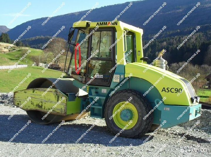 Стекло для катка Ammann ASC 90/ASC 120/ASC 200