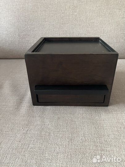 Шкатулка для украшений umbra stowit mini черная