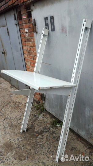 Стеллаж 4секции дл.3метра.Гараж.Дача