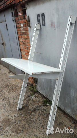 Стеллаж 4секции дл.3метра.Гараж.Дача