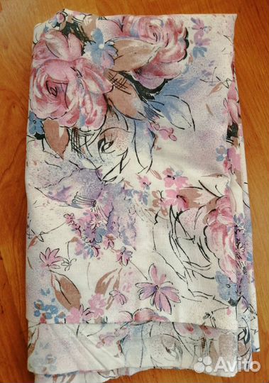 Отрез ткани ситец СССР