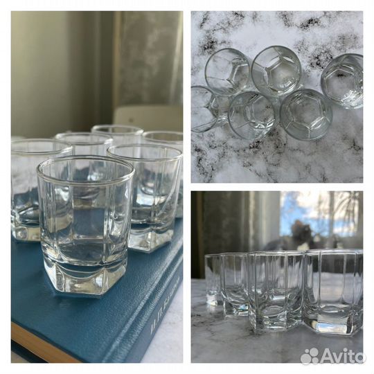 Рюмки стопки стеклянные