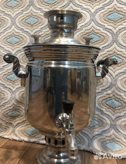 Самовар на дровах угольный Штамп