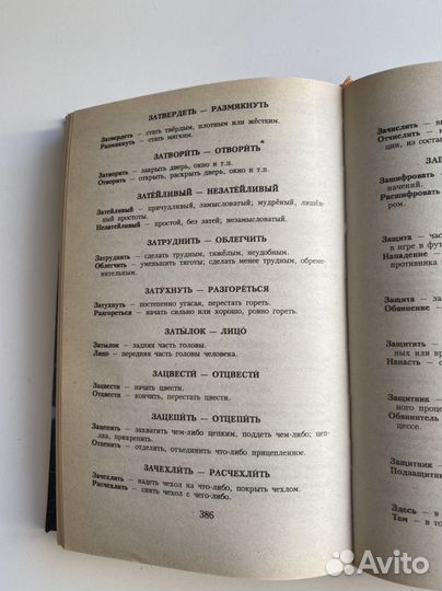 Словарь паронимов и антонимов
