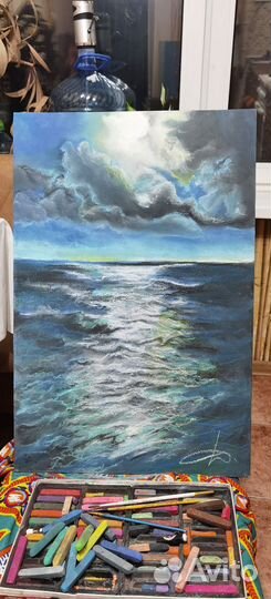 Картина пастель