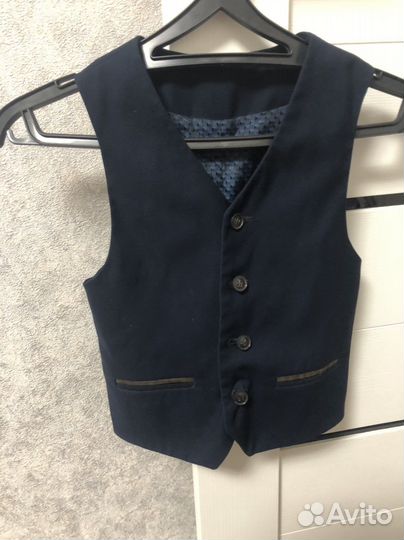 Жилетка для мальчика школьная 122