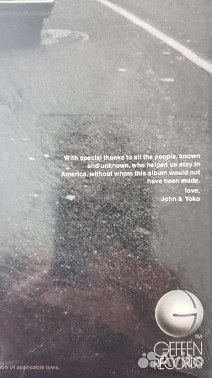 Пластинка John Lennon & Yoko Ono – Double Fantasy