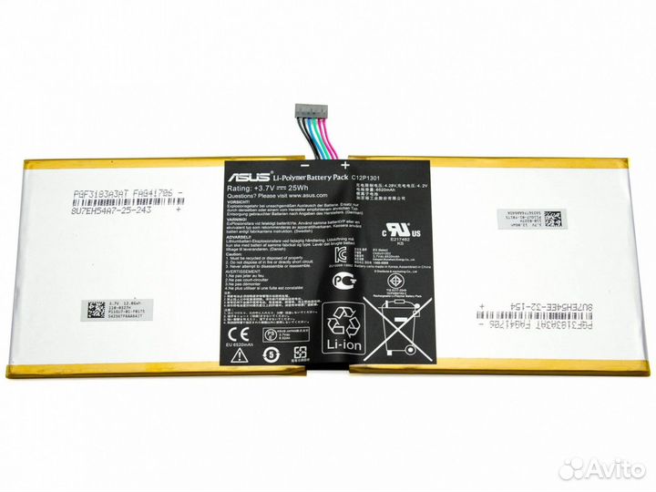 Аккумулятор новый Asus C12P1301