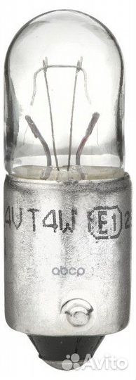 Лампа 24V T4W 4W hella 1 шт. картон 8GP 002 067