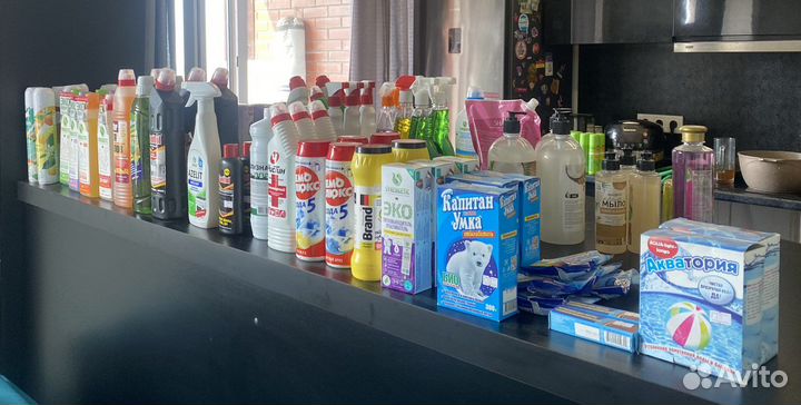 Бытовая химия Synergetic,Sanfor,Grass,Mr. Proper