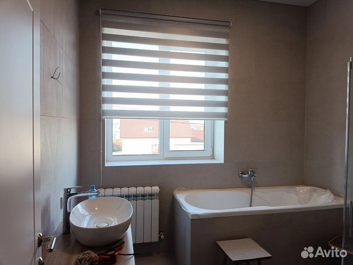 Рулонные шторы Зебра