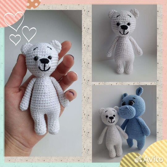 Вязаные игрушки ручной работы