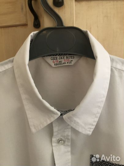 Белые школьные рубашки 122-128 рр