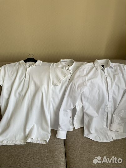 Рубашка белая zara