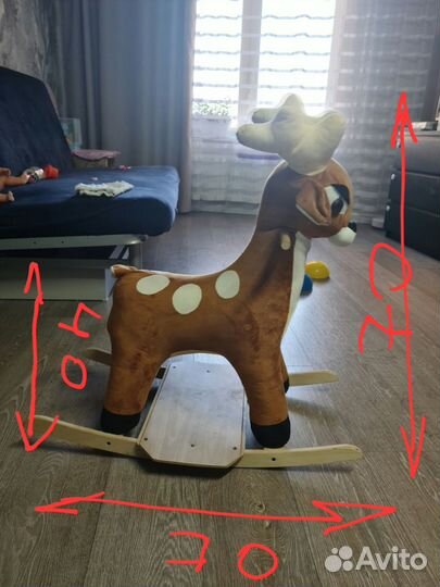 Детская качалка олень