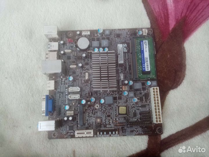 Материнская плата Bay Trail Soc: v1. 2