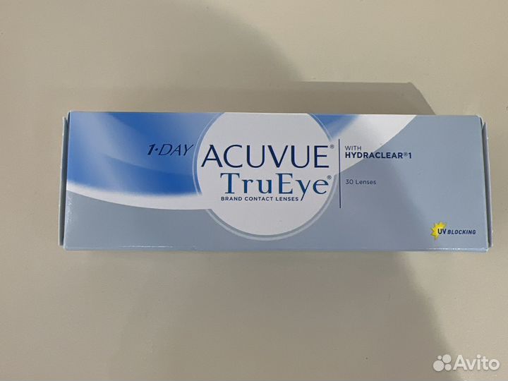 Мякгие контактные линзы acuvue Trueye