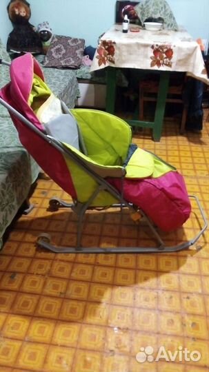 Детские санки коляска бу
