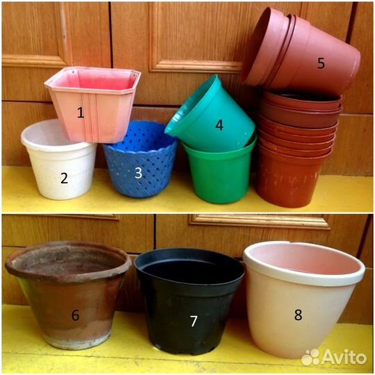 Горшки для цветов и рассады (8)