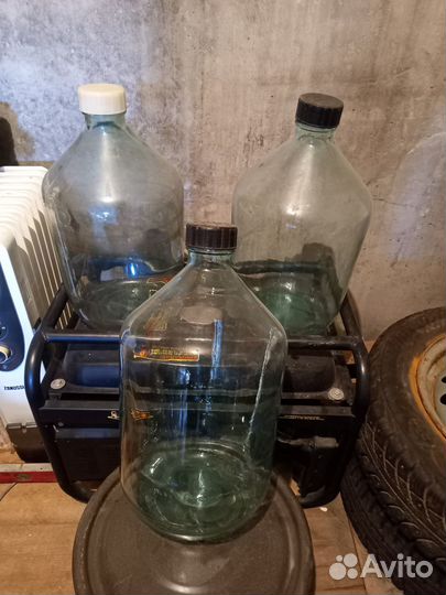 Бутыль стекло 10 литров