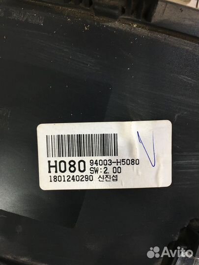 Панель приборов hyundai solaris 2 1.4 мт седан