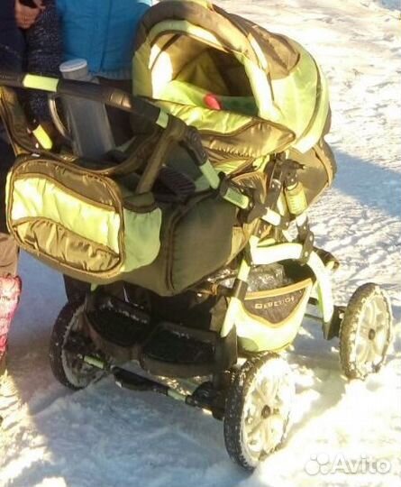 Коляска 3 в 1 бу