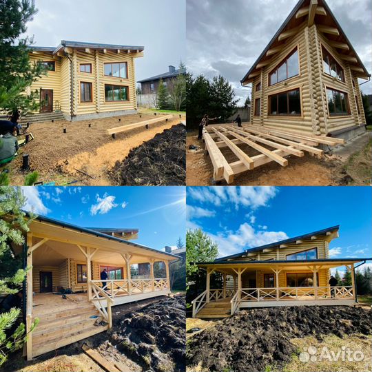 Строитеотная бригала,крыши,пристройки,фундамент