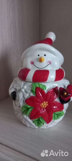 Банка керамическая для хранения чая