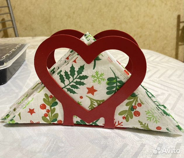 Салфетница IKEA сердце металлическая