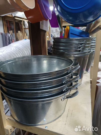 Таз оцинкованный 13 литров