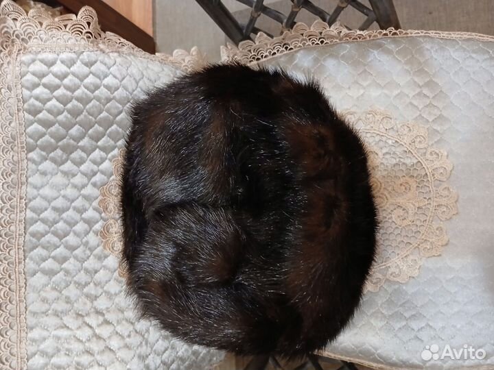 Норковая шапка мужская