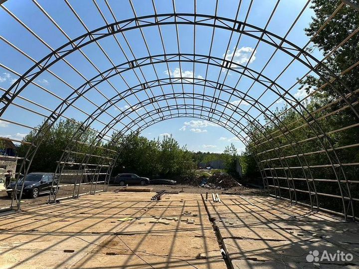 Каркас ангара Арки 9м
