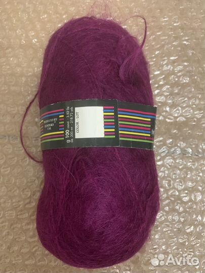 Пряжа мохер