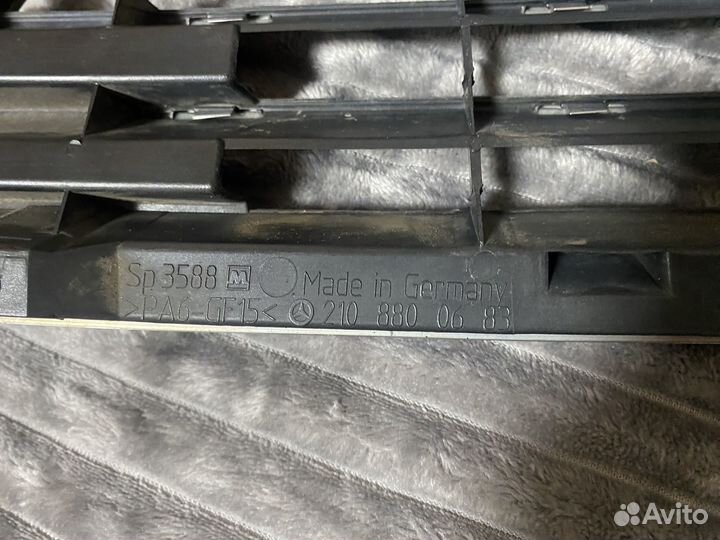 Решетка радиатора w210 рестайлин