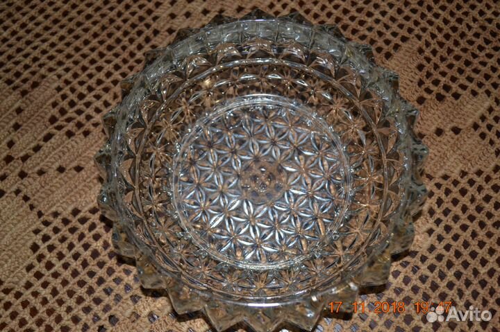 Салатники и вазочки для варенья, стекло из СССР