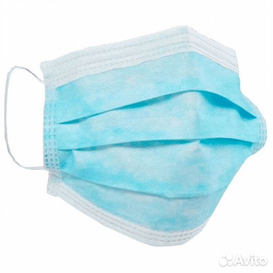 Маска 3-слойная медицинская, #370371