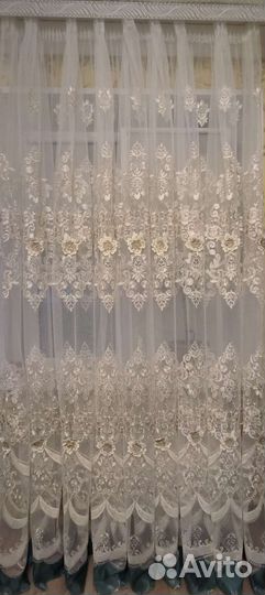 Шторы тюль бархат готовые