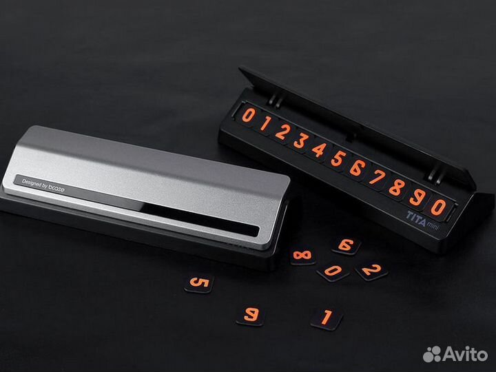 Xiaomi Tita X Mini табличка номер телефона авто